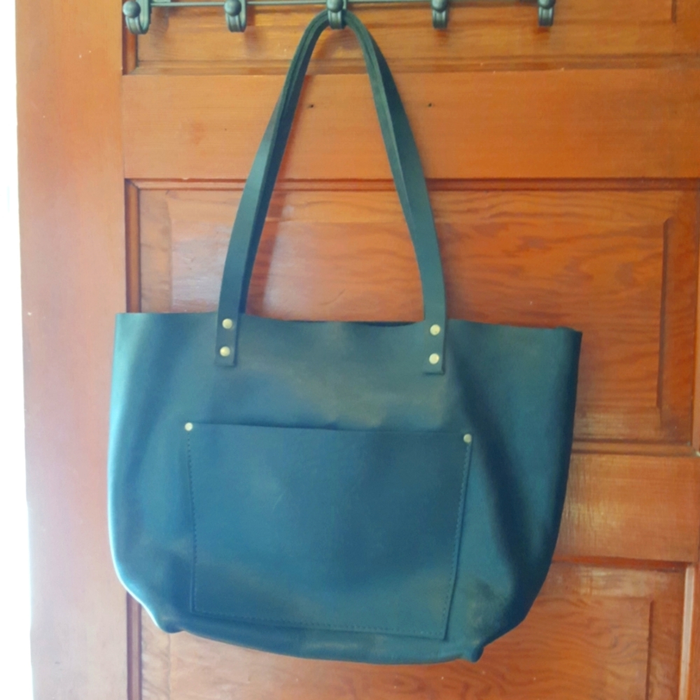 Portland Leather Goods Black Tote